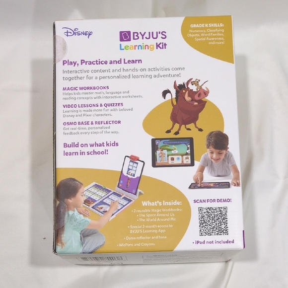 byjus Osmo Disney Learning Kit Introductory Edition, Kindergarten - Picture 2 of 8